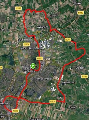 Horzel marathon route